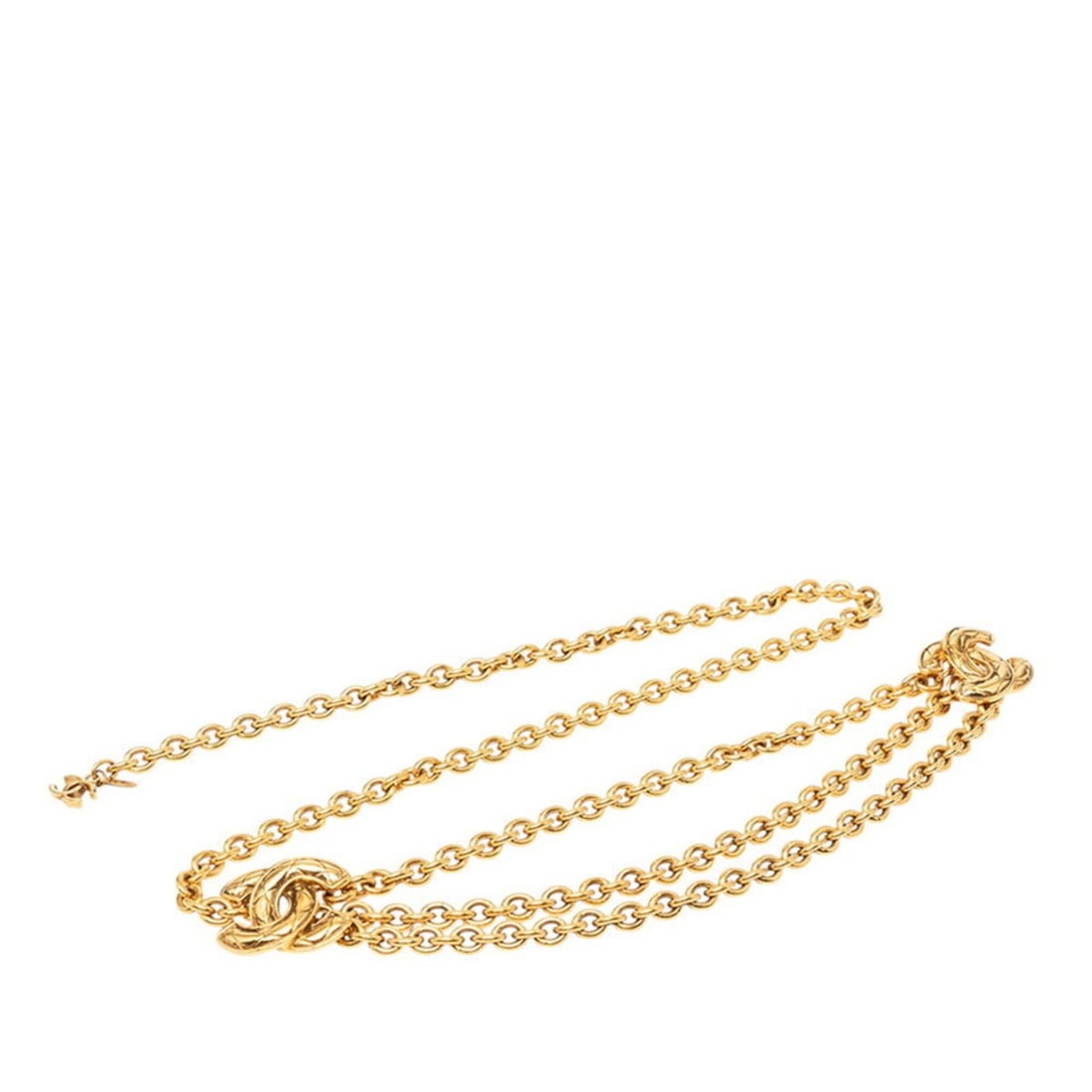 Chanel Matelassé Coco Mark Chain Belt Gold Plated Women's CHANEL (1 of 11)