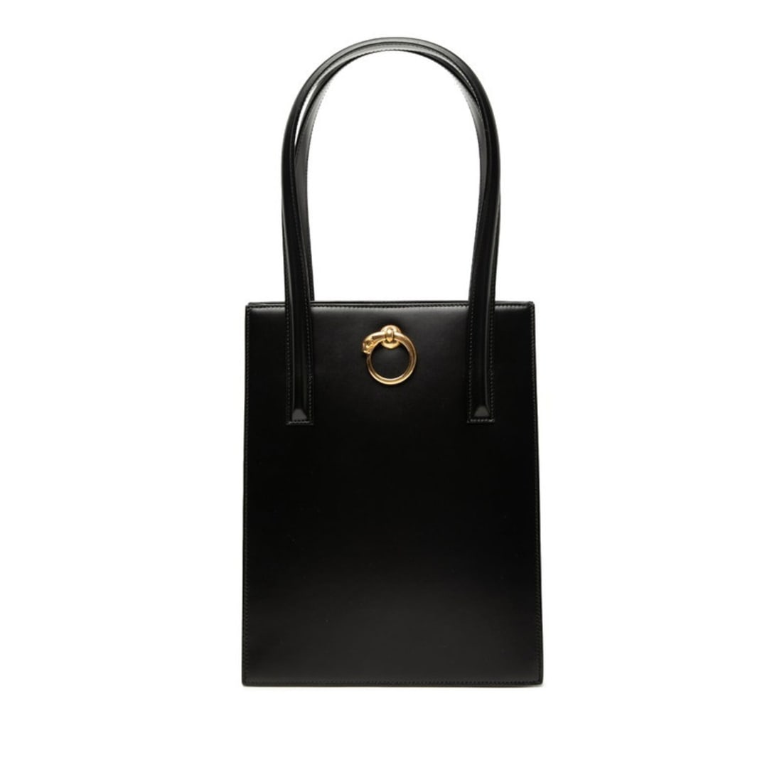 Cartier Panthère Tote Bag Handbag Black Leather Women's CARTIER (1 of 9)