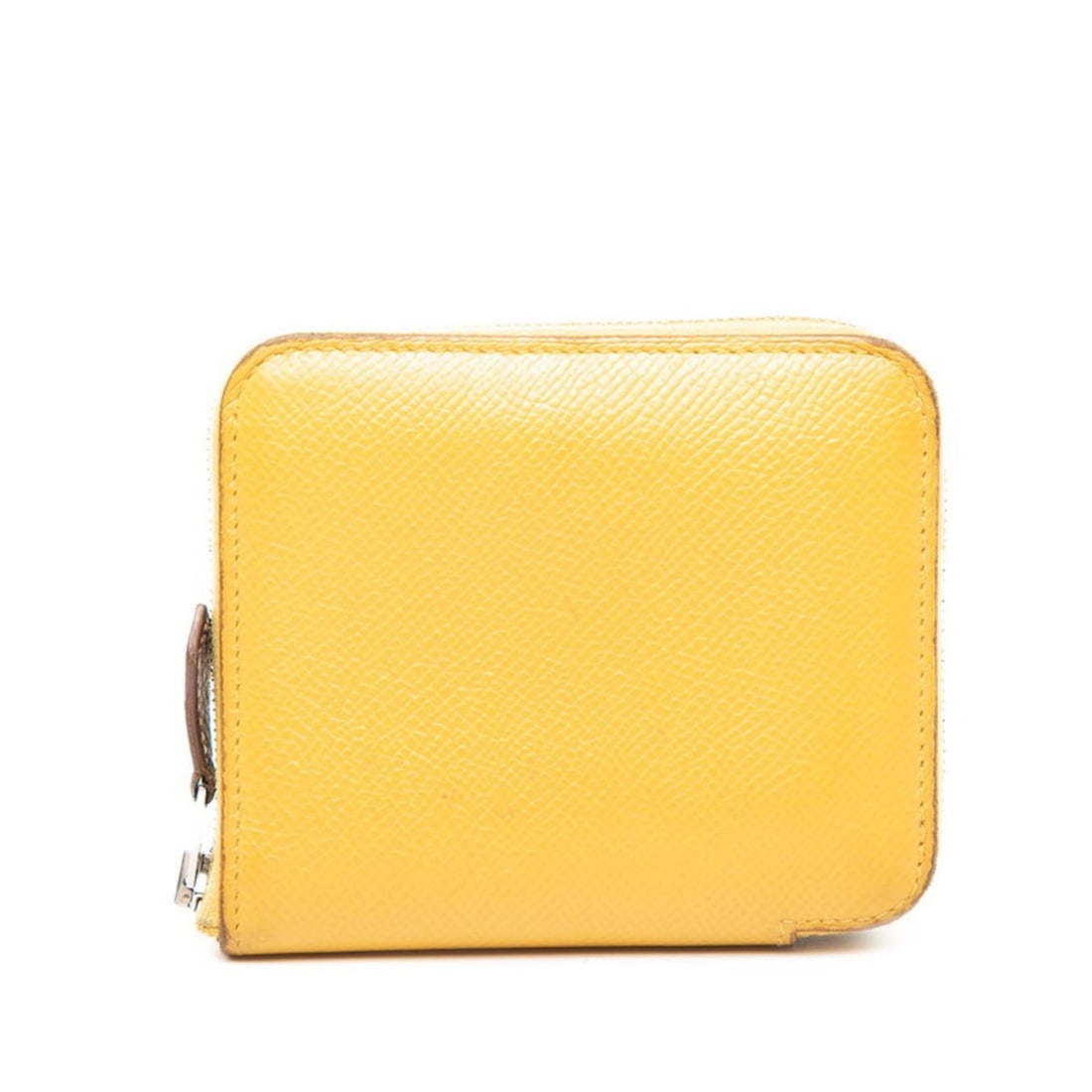Hermes Azap Silk In Compact Wallet/Coin Case, Yellow, Veau Epsom Leather, Women's: --- Catalog ---Category: SizeSize (HxWxD): 9.5cm x 11cm x 1.5cm / 3.74'' x 4.33'' x 0.59''Category: DesignType: Coin purse/coin caseColor: YellowGender: WomenMaterial: Epsom leather Category: GeneralB