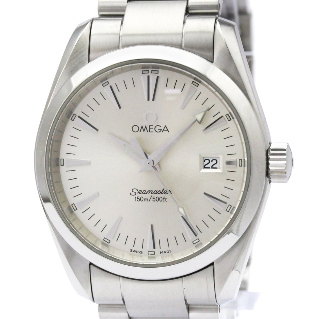 OMEGA Seamaster Aqua Terra Steel Quartz Mens Watch 2518.30 Polished: --- Catalog ---Category: SizeCase Diameter: 36mm / 1.42''Category: DesignType: WristwatchStyle: SportGender: MenColor (Dial): SilverMaterial (Band): Stainless steelMaterial (Case): Stainless steelCate