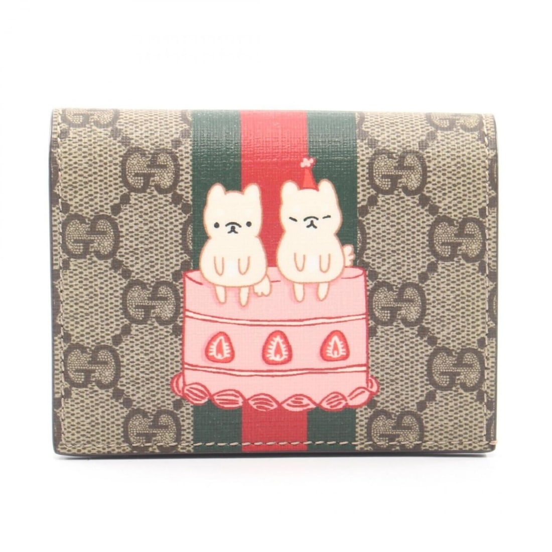 Gucci GUCCI x Pikarar GG Supreme Bi-fold Wallet, Women's, Beige/Multicolor, 736784: --- Catalog ---Category: SizeSize (HxWxD): 8cm x 11cm x 2cm / 3.14'' x 4.33'' x 0.78''Category: DesignType: Wallet (bi-fold)Color: Beige, Multi-colorGender: WomenMaterial: GG Supreme Category: General