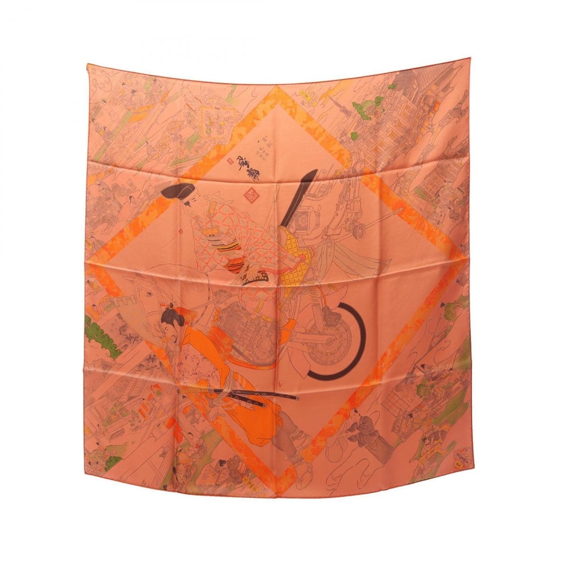 Hermes Carre 90 Etriers RemiLes Artisans d Scarf Muffler Silk Women's Brown Multicolor: --- Catalog ---Category: SizeSize (LxW): 89cm x 89cm / 35.03'' x 35.03''Category: DesignType: ScarfColor: Brown, Multi-colorGender: WomenMaterial: Silk Category: GeneralBrand: Hermes--- Item List ---S
