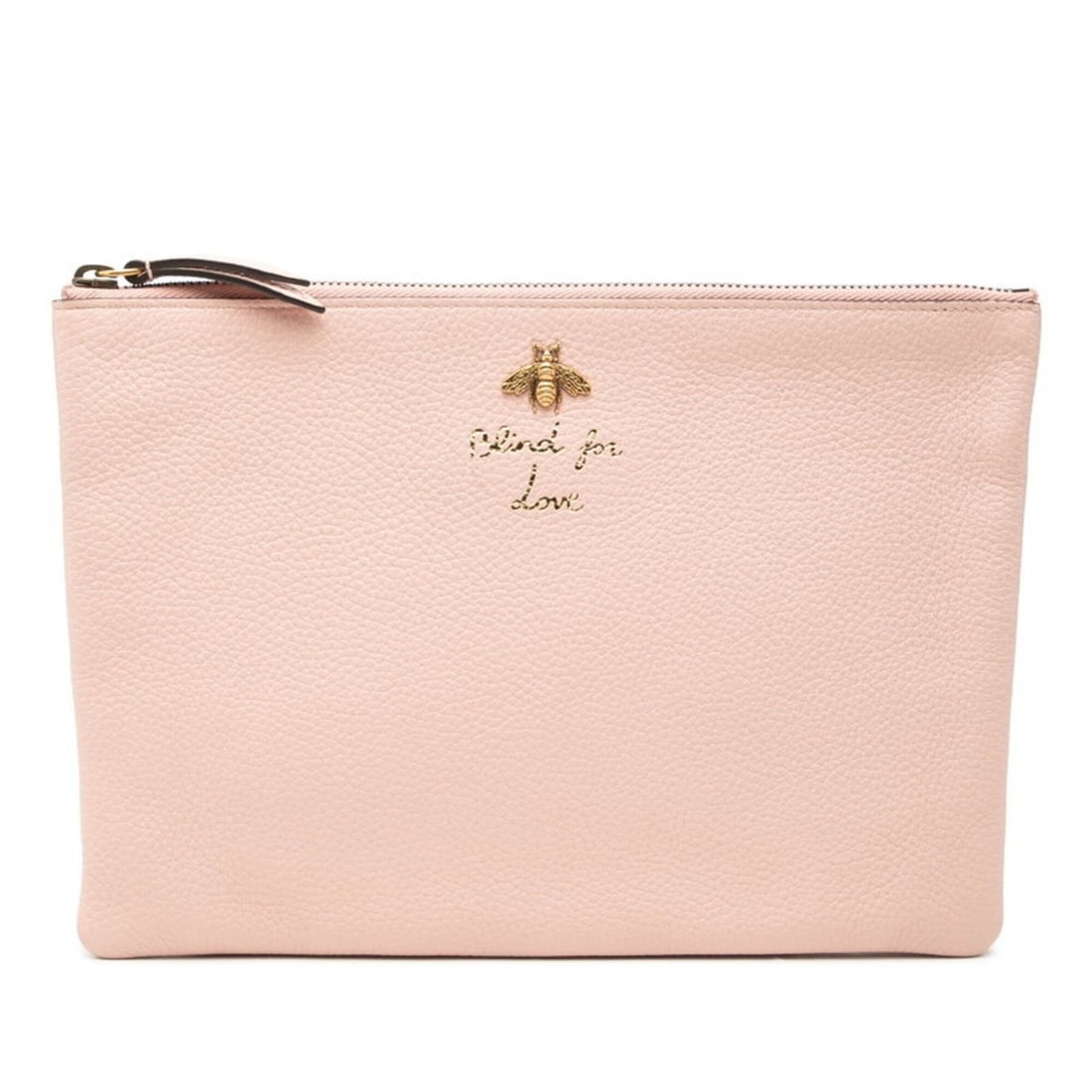 Gucci Animalier Bee Clutch Bag, Second 460187, Pink Leather, Women's, GUCCI: --- Catalog ---Category: SizeSize (HxWxD): 18cm x 26cm x 1cm / 7.08'' x 10.23'' x 0.39''Category: DesignType: Clutch bagColor: PinkGender: WomenMaterial: Leather Category: GeneralBrand: Gucci--- Item 