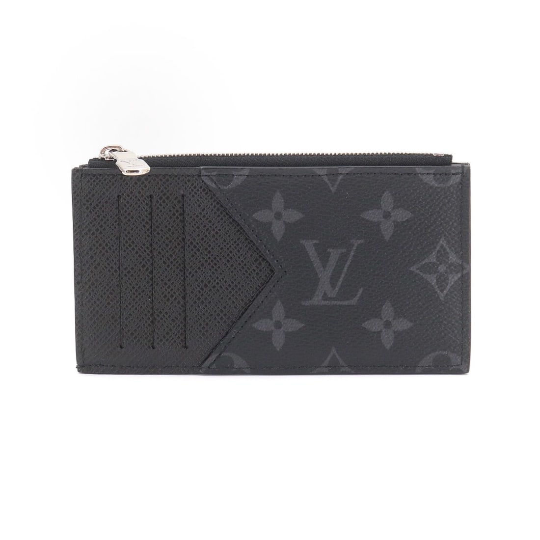 Louis Vuitton Taigarama Coin Card Holder, Wallet/Coin Case, Noir (M30271): --- Catalog ---Category: SizeSize (HxWxD): 8cm x 14.5cm / 3.14'' x 5.7''Category: DesignType: Coin purse/coin caseColor: NoirGender: Women,MenMaterial: Taiga leather , Monogram Eclipse Category: Gener