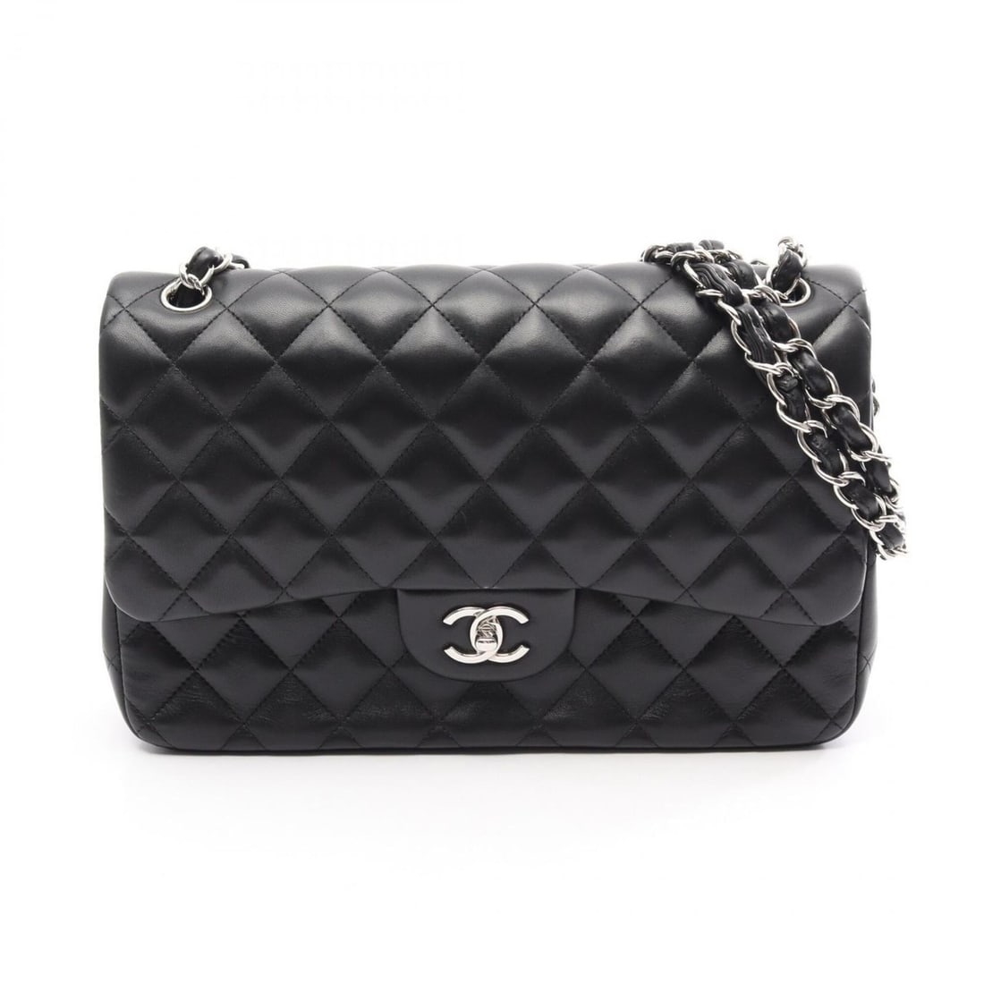 Chanel CHANEL Large Matelassé 30 Classic Double Flap Shoulder Bag Handbag Lambskin Leather Women's: --- Catalog ---Category: SizeSize (HxWxD): 20cm x 30cm x 9cm / 7.87'' x 11.81'' x 3.54''Category: DesignType: Handbag, Shoulder bagColor: BlackGender: WomenMaterial: Leather Leather/Fur Type: Lambskin