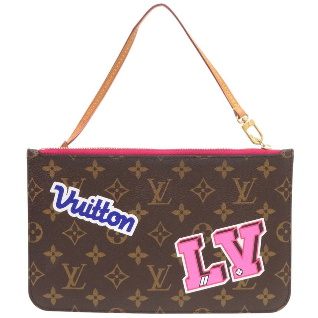 Louis Vuitton Neverfull Pouch for MM/GM, Monogram Patches Pivoine, Handbag Pouch, LV 1384 LOUIS: --- Catalog ---Category: SizeSize (HxWxD): 15cm x 24.5cm / 5.9'' x 9.64''Category: DesignType: Handbag, PouchColor: Monogram, PivoineGender: WomenMaterial: Monogram Category: GeneralBrand: Louis Vuitt