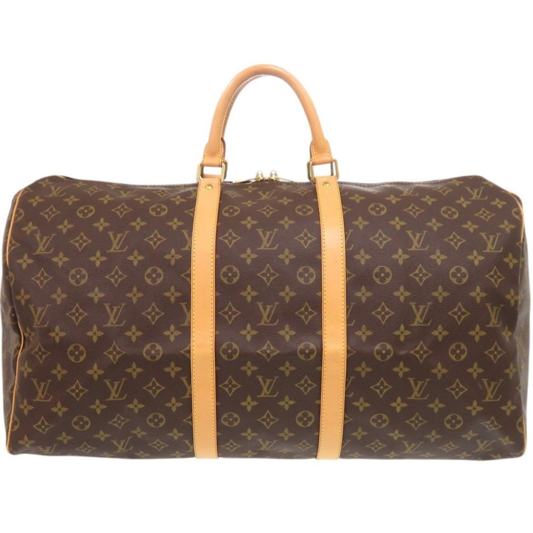 Louis Vuitton Keepall 55 Monogram M41424 Boston Bag LV 1028 LOUIS VUITTON: --- Catalog ---Category: SizeSize (HxWxD): 31cm x 55cm x 26cm / 12.2'' x 21.65'' x 10.23''Category: DesignType: Boston bagColor: Brown, MonogramGender: Men,WomenMaterial: Monogram Category: GeneralMPN