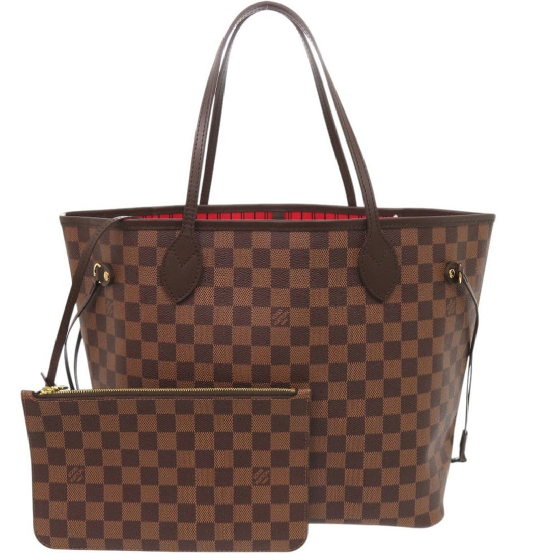 Louis Vuitton Neverfull MM Handbag with Pouch, Damier Cerise, N41358, Tote Bag, LV 0699 LOUIS: --- Catalog ---Category: SizeSize (HxWxD): 28cm x 31cm x 14cm / 11.02'' x 12.2'' x 5.51''Category: DesignType: Handbag, Tote bagColor: Cerise, Damier CanvasGender: WomenMaterial: Damier Canvas Categor