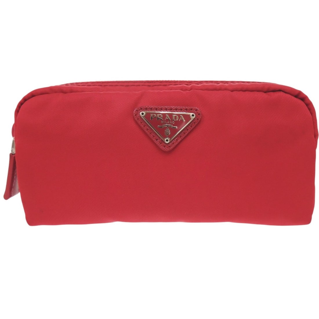 Prada Vera 1N1412 Nylon Handbag Pouch Red 1688PRADA (1 of 10)