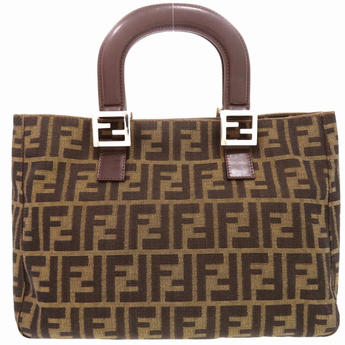 Fendi Zucca 26329 Leather Canvas Brown Handbag 0866FENDI: --- Catalog ---Category: SizeSize (HxWxD): 22cm x 30cm x 12cm / 8.66'' x 11.81'' x 4.72''Category: DesignType: HandbagColor: BrownGender: WomenMaterial: Leather , Canvas Category: GeneralMPN: 26329Bra