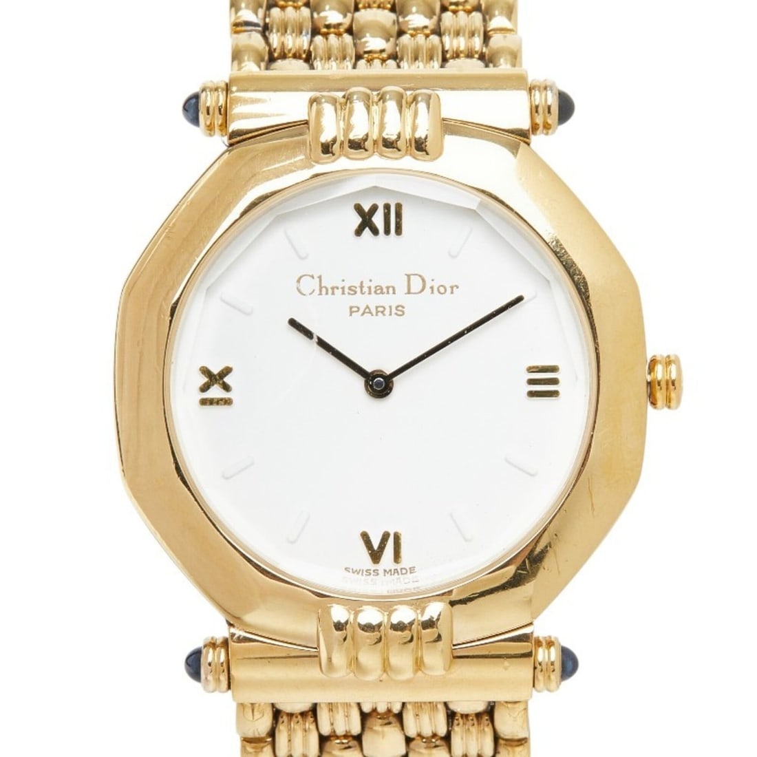 Dior Swing GP Watch 63151 Quartz White Dial Stainless Steel Plated Women's: --- Catalog ---Category: SizeWrist Size: 16.5cm / 6.49''Case Diameter: 33mm / 1.3''Category: DesignType: WristwatchGender: WomenColor (Dial): WhiteMaterial (Band): Gold plated, Stainless steelMaterial