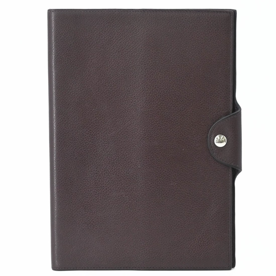 HERMES book cover, A5 size, notebook Evercolor brown. (1 of 13)