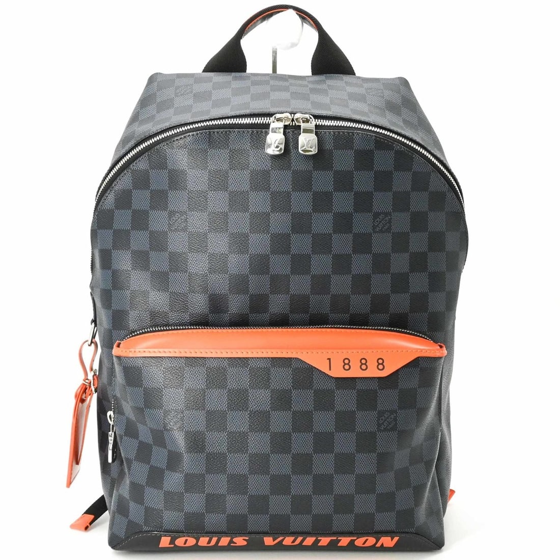 LOUIS VUITTON Louis Vuitton Damier Cobalt Discovery Backpack for Men, Navy N40157 (1 of 17)