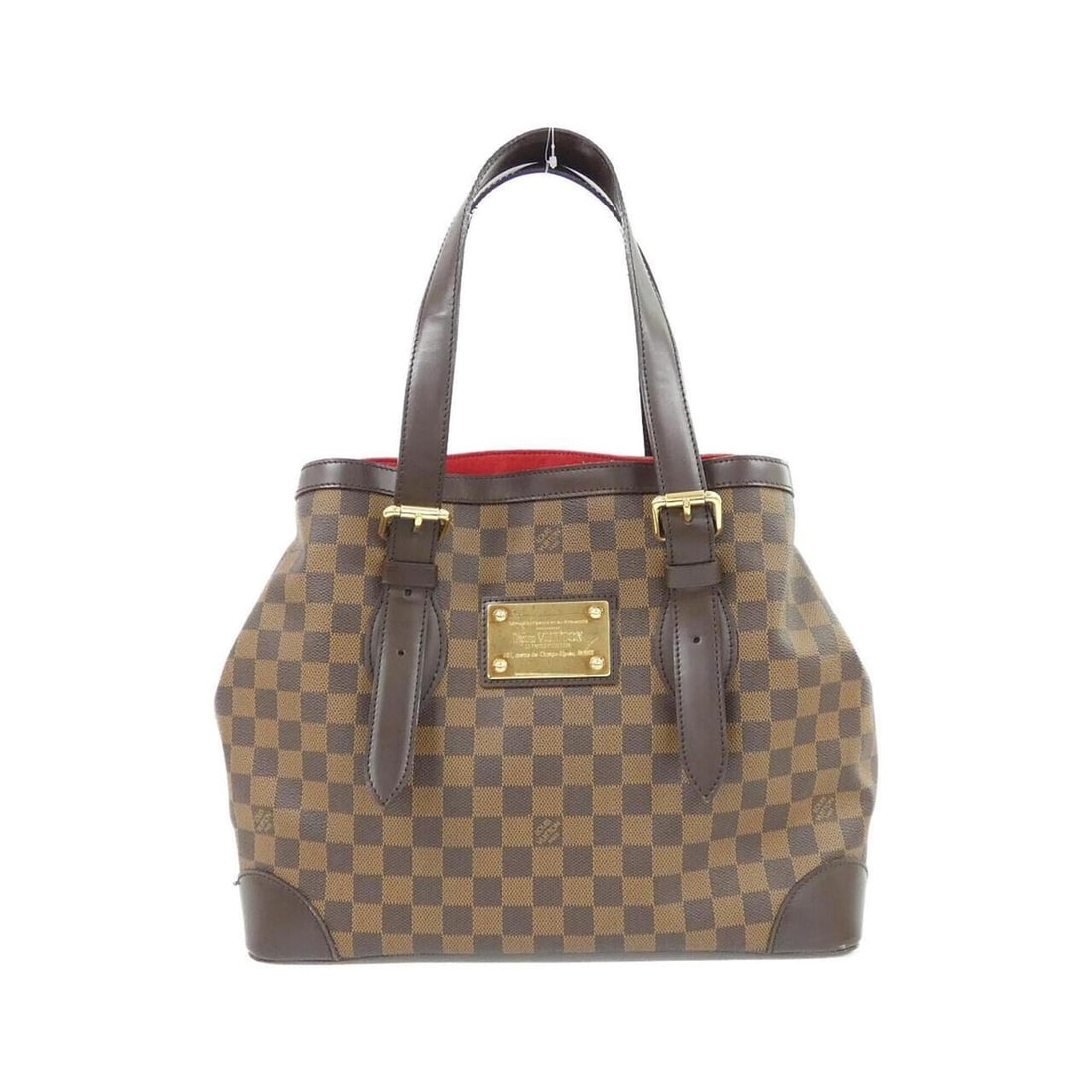 Louis Vuitton Damier Hampstead MM N51204 Handbag: --- Catalog ---Category: SizeSize (HxWxD): 28cm x 35cm x 17cm / 11.02'' x 13.77'' x 6.69''Category: DesignType: HandbagColor: EbeneGender: WomenMaterial: Coated canvas Hardware Color: GoldCategory: