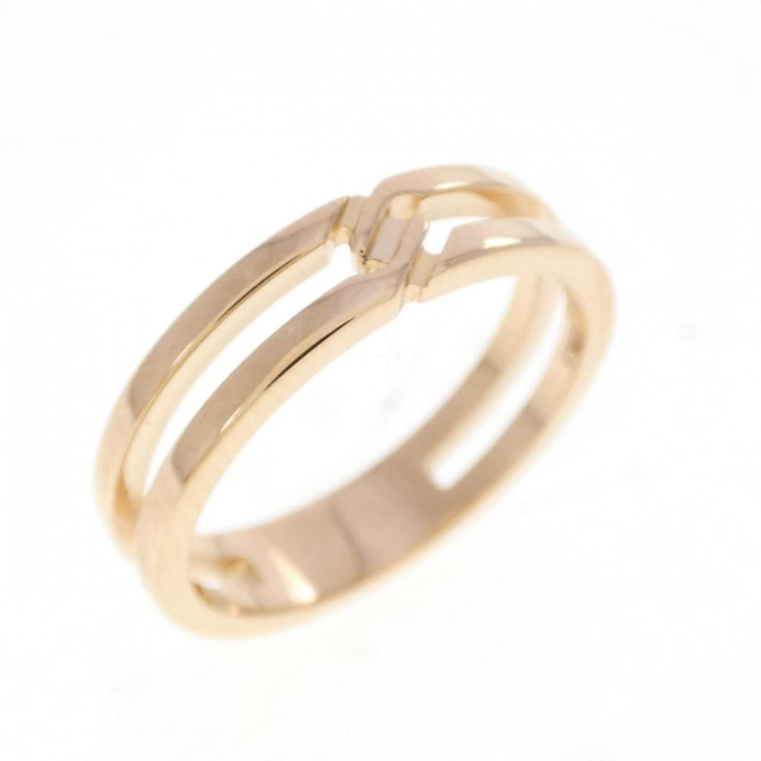 Gucci Infinity Ring: --- Catalog ---Category: SizeJP Size: 7US Size: 4Category: DesignType: Band ringColor: Pink goldGender: WomenMaterial: Pink gold (18K)Category: GeneralMPN: 373514 J8500 5702Brand: Gucci--- Item List -