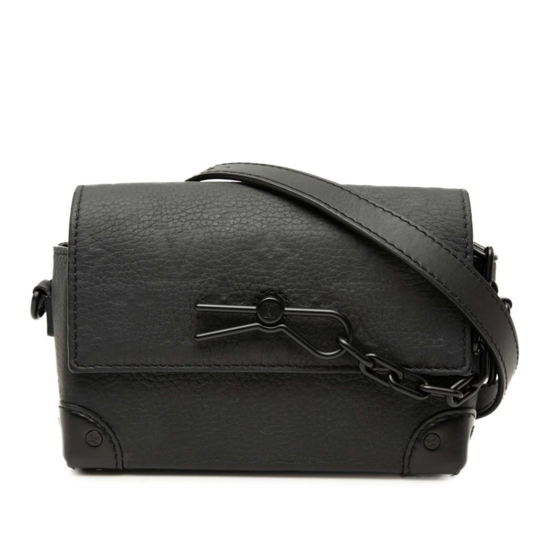 Louis Vuitton Monogram Taurillon Steamer Wearable Wallet Crossbody Shoulder Bag M81746 Noir Black: --- Catalog ---Category: SizeStrap Drop: 54cm / 21.25''Size (HxWxD): 13cm x 17.5cm x 6cm / 5.11'' x 6.88'' x 2.36''Category: DesignType: Shoulder bagColor: Black, NoirGender: WomenClosure: