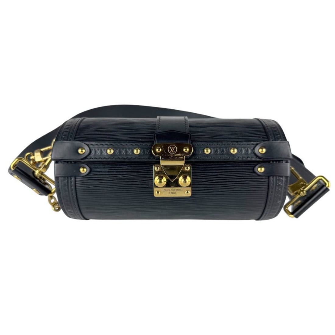 Louis Vuitton LOUIS VUITTON Handbag Shoulder Bag Epi Papillon Trunk Leather Black Gold Women's: --- Catalog ---Category: SizeSize (HxWxD): 10cm x 20cm x 10cm / 3.93'' x 7.87'' x 3.93''Category: DesignType: Handbag, Shoulder bagColor: BlackGender: WomenMaterial: Epi leather Category: GeneralMPN: 