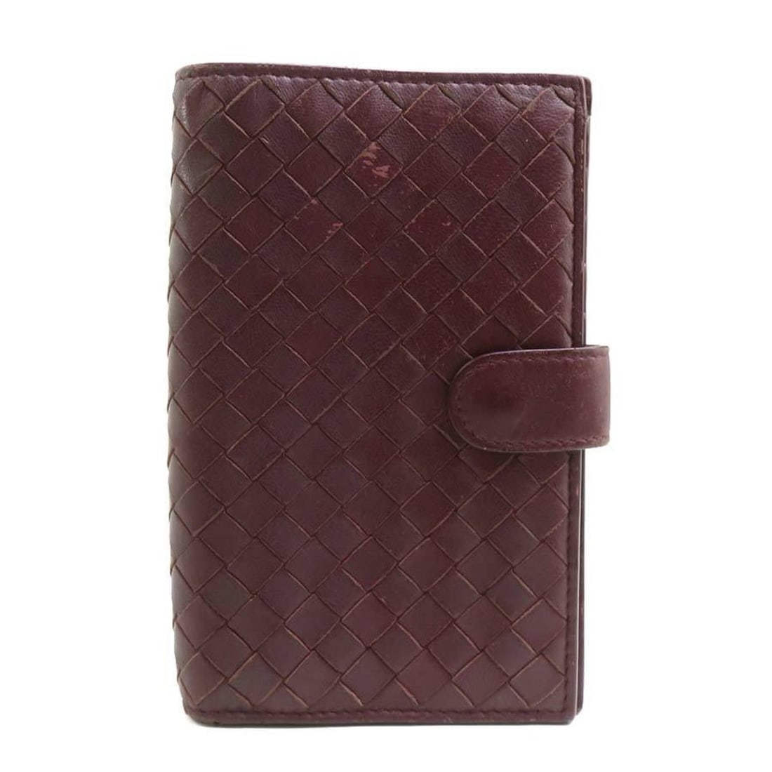 Bottega Veneta bi-fold wallet, Intrecciato leather, burgundy, women's, e61941a: --- Catalog ---Category: SizeSize (HxWxD): 14cm x 9cm x 2cm / 5.51'' x 3.54'' x 0.78''Category: DesignType: Wallet (bi-fold)Color: BurgundyGender: WomenMaterial: Intrecciato Category: GeneralBrand: Bo