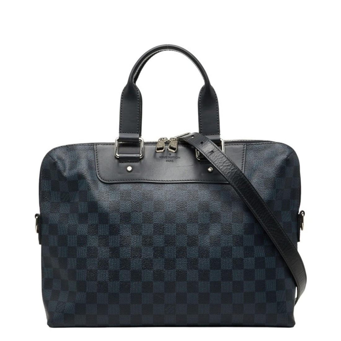 Louis Vuitton Damier Cobalt Porte Documents Jour Business Bag, Handbag, Shoulder 2-Way, N42241,: --- Catalog ---Category: SizeSize (HxWxD): 27.5cm x 36cm x 7cm / 10.82'' x 14.17'' x 2.75''Category: DesignType: Handbag, Shoulder bagColor: Black, NavyGender: MenMaterial: PVC , Leather Category: Gen