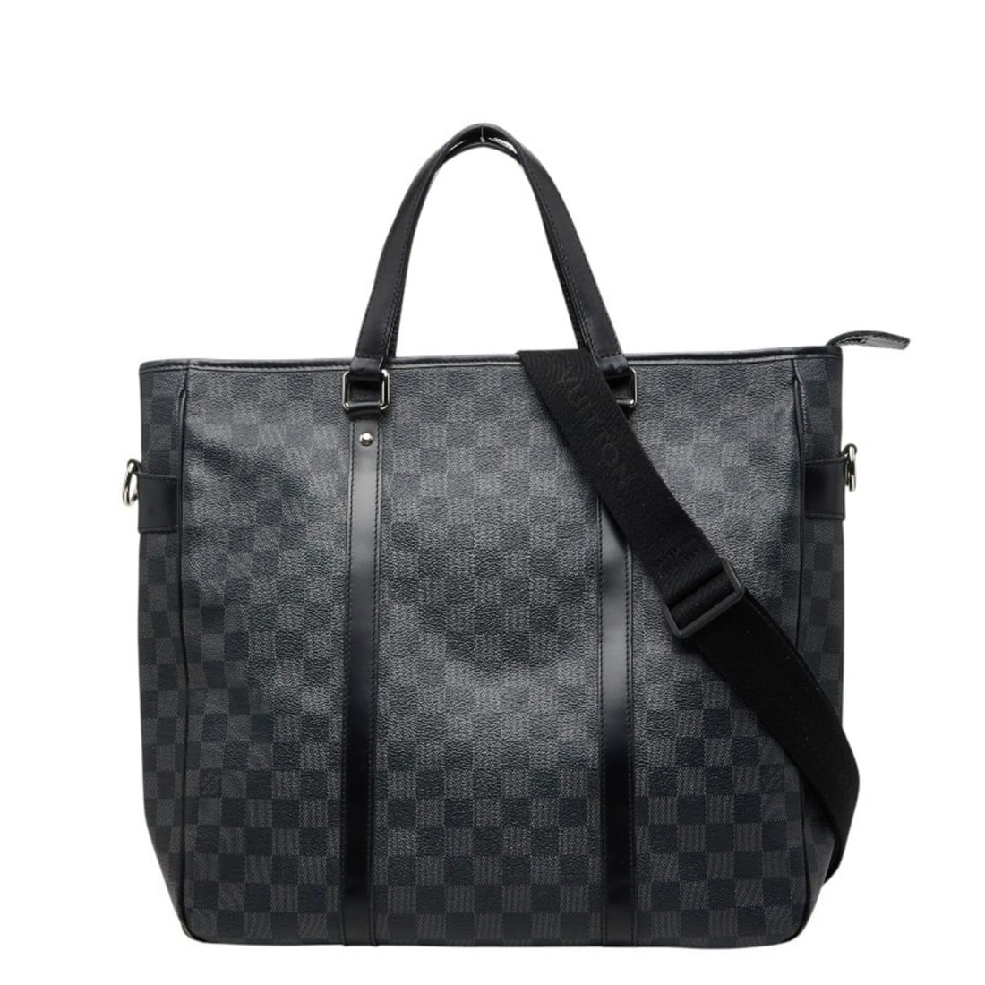 Louis Vuitton Damier Graphite Tadao Tote Bag Shoulder 2WAY N51192 Black Leather Women's LOUIS: --- Catalog ---Category: SizeSize (HxWxD): 35cm x 37cm x 11cm / 13.77'' x 14.56'' x 4.33''Category: DesignType: Shoulder bag, Tote bagColor: BlackGender: WomenMaterial: PVC , Leather Category: General