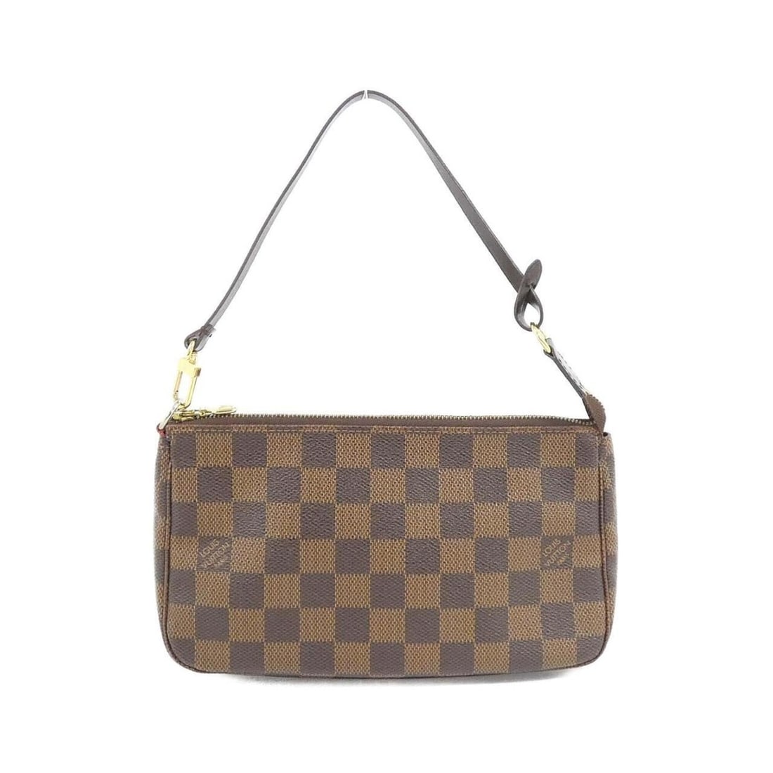Louis Vuitton Damier Pochette Accessoires N51985 Accessory Pouch: --- Catalog ---Category: SizeSize (HxWxD): 13cm x 31cm x 3cm / 5.11'' x 12.2'' x 1.18''Category: DesignType: Pochette, PouchColor: EbeneGender: WomenMaterial: Coated canvas Hardware Color: