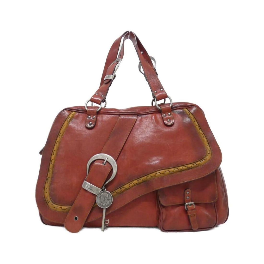 Christian Dior WAC44928 Handbag: --- Catalog ---Category: SizeSize (HxWxD): 30cm x 44cm x 18cm / 11.81'' x 17.32'' x 7.08''Category: DesignType: HandbagColor: BordeauxGender: WomenMaterial: Leather Hardware Color: SilverCategory: