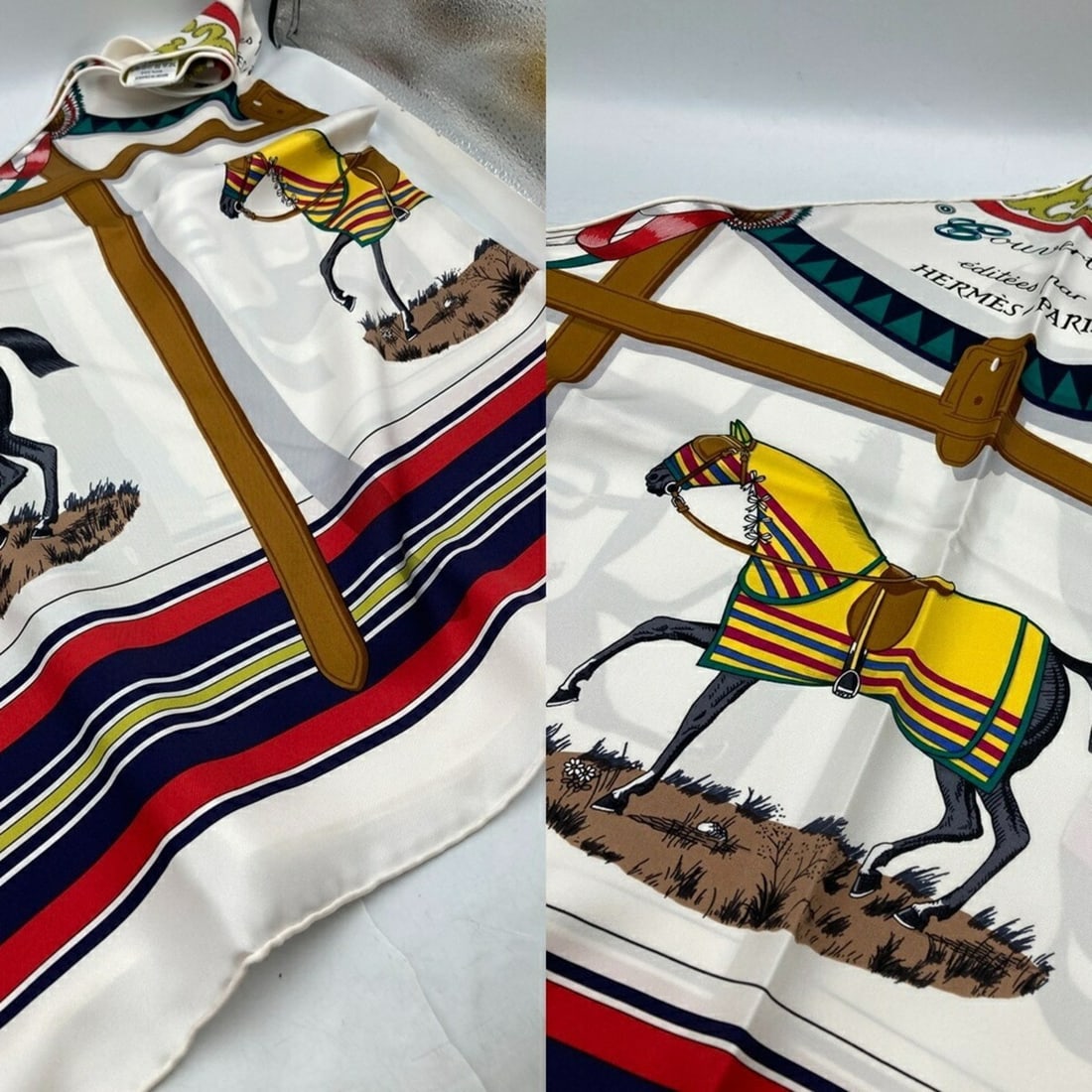 HERMES Triangle Géant Scarf/Muffler D4 - 3
