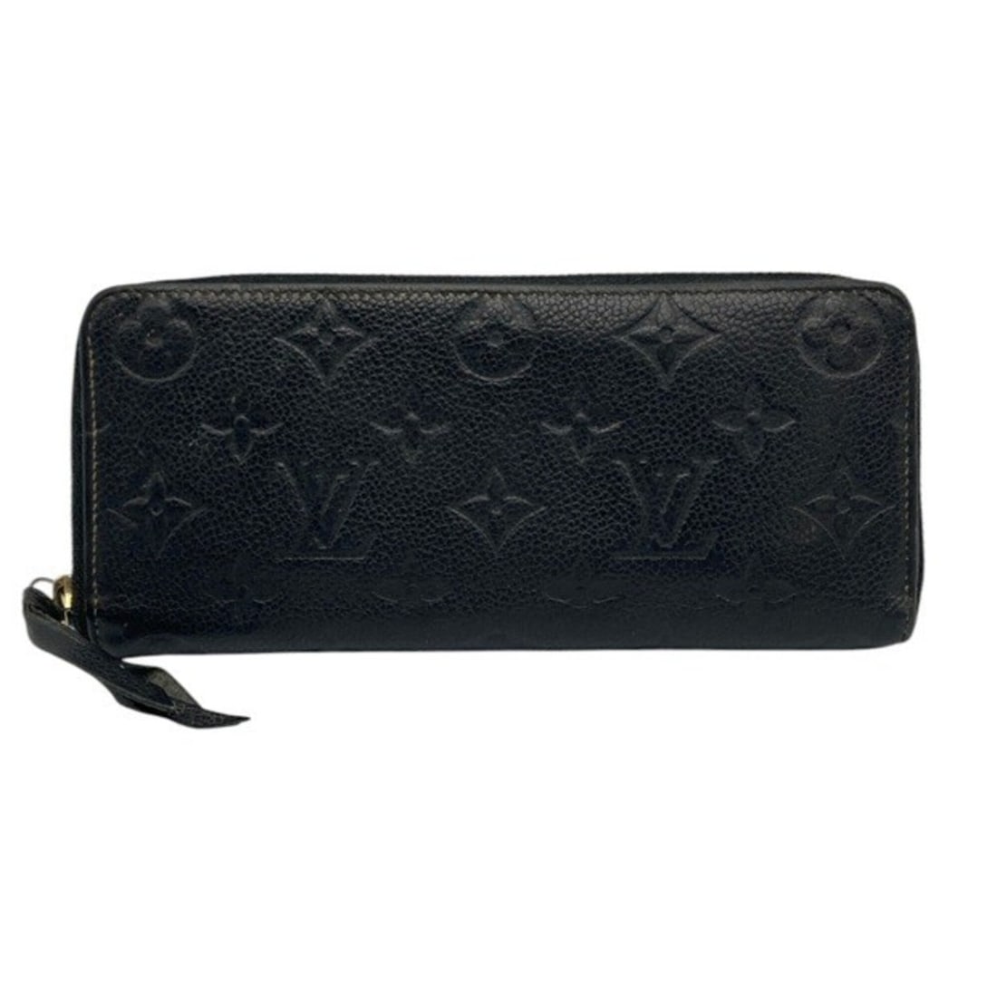LOUIS VUITTON Louis Vuitton Monogram Empreinte Portefeuille Clemence Long Wallet M60171 D4: --- Catalog ---Category: SizeSize (HxWxD): 9cm x 20cm x 2cm / 3.54'' x 7.87'' x 0.78''Category: DesignType: Long wallet (bi-fold)Color: BlackGender: Women,MenMaterial: Monogram Empreinte Category: Gen