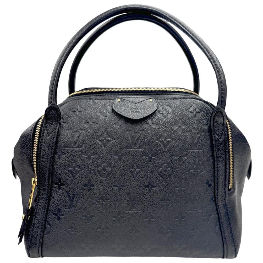 LOUIS VUITTON Louis Vuitton Monogram Empreinte Mare MM Black Leather Noir M41040 Handbag for Women: --- Catalog ---Category: SizeSize (HxWxD): 23cm x 29cm x 19cm / 9.05'' x 11.41'' x 7.48''Category: DesignType: HandbagColor: Black, NoirGender: WomenMaterial: Monogram Empreinte Category: GeneralBrand