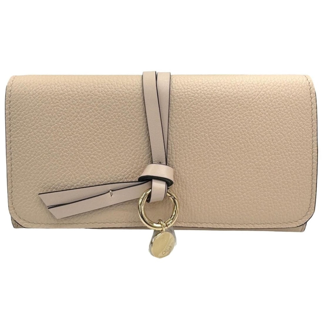Chloé Chloe long wallet, leather, beige, CHC21WP715F576J5, for women and men.: --- Catalog ---Category: SizeSize (HxWxD): 10.5cm x 18.5cm x 3cm / 4.13'' x 7.28'' x 1.18''Category: DesignType: Long wallet (bi-fold)Color: BeigeGender: Men,WomenMaterial: Leather Category: GeneralBr