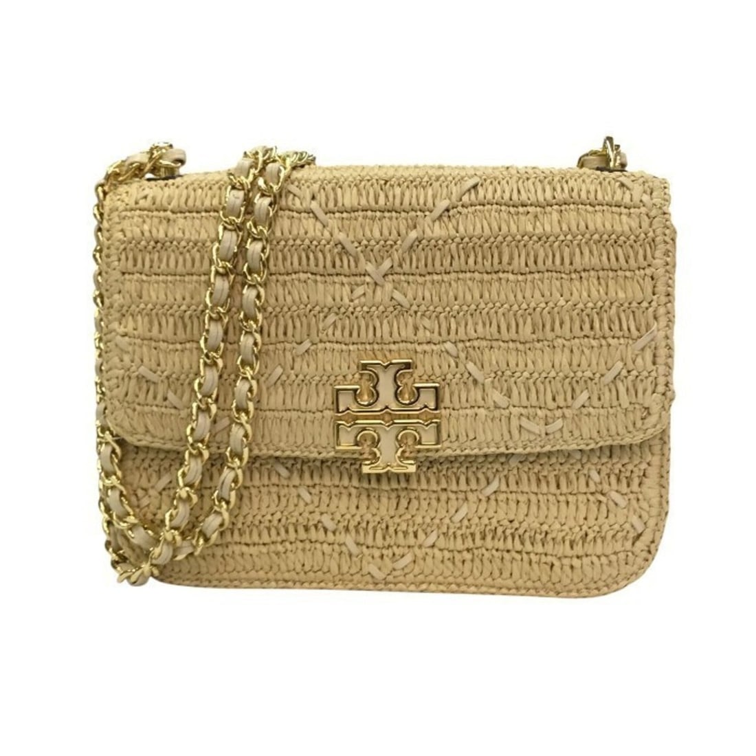 TORY BURCH Kira Shoulder Bag for Women, Raffia-like, Beige T1: --- Catalog ---Category: SizeSize (HxWxD): 17cm x 22cm x 6cm / 6.69'' x 8.66'' x 2.36''Category: DesignType: Shoulder bagColor: BeigeGender: WomenCategory: GeneralBrand: Tory BurchCountry of Origin: I