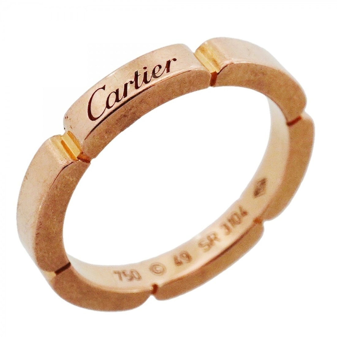 Cartier Maillon Panthère Ring, 18K Pink Gold, Size 49, Ladies', P3043355: --- Catalog ---Category: SizeUS Size: 5Brand Size: 49Category: DesignType: Band ringGender: WomenMaterial: Pink gold (18K)Category: GeneralBrand: Cartier--- Item List ---Section: ConditionRanking:
