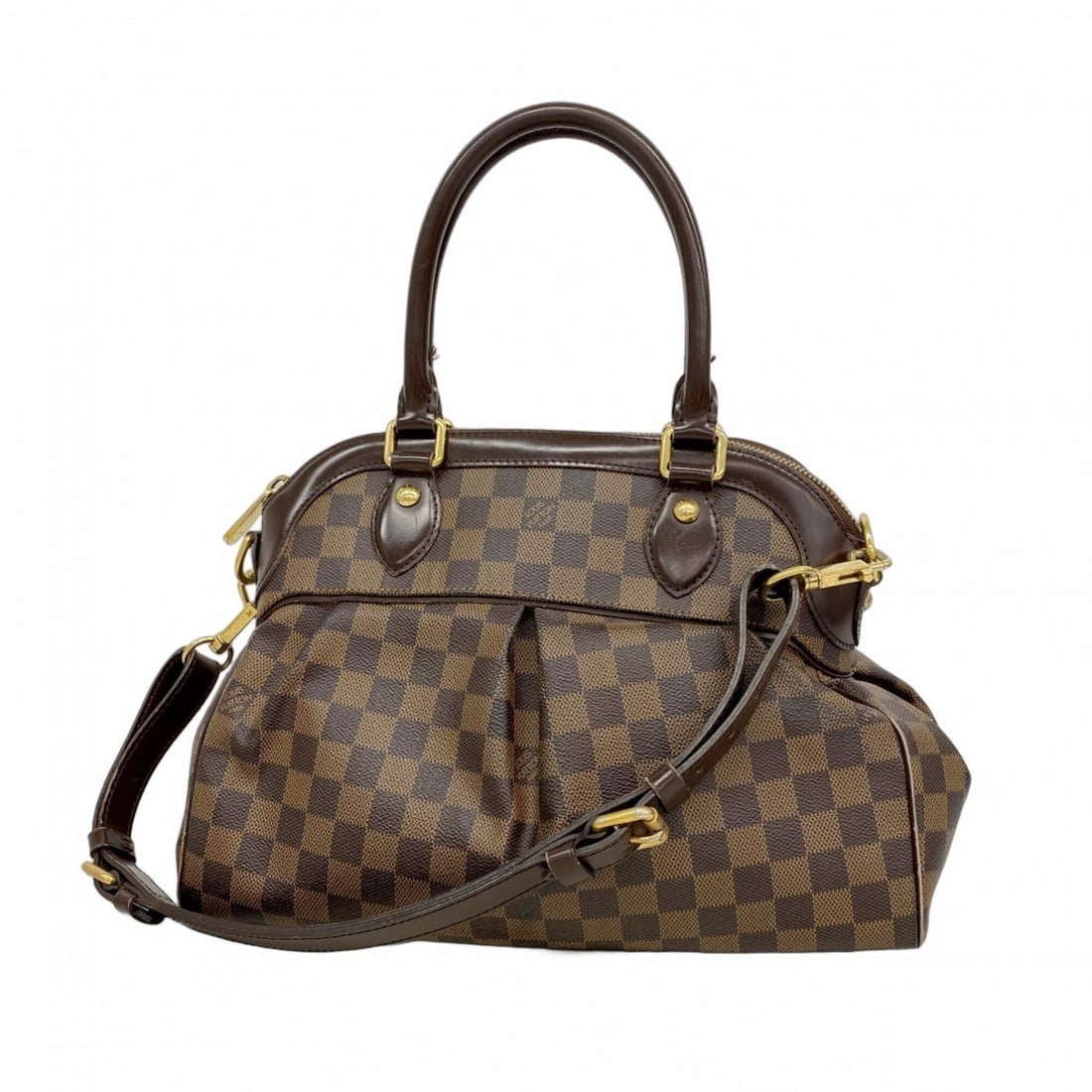 Louis Vuitton Damier Trevi PM Handbag N51997 Ebene 2-way bag for women P3018903: --- Catalog ---Category: SizeSize (HxWxD): 25cm x 34cm x 14cm / 9.84'' x 13.38'' x 5.51''Category: DesignType: HandbagColor: EbeneGender: WomenCategory: GeneralMPN: N51997Brand: Louis Vuitton--- Item