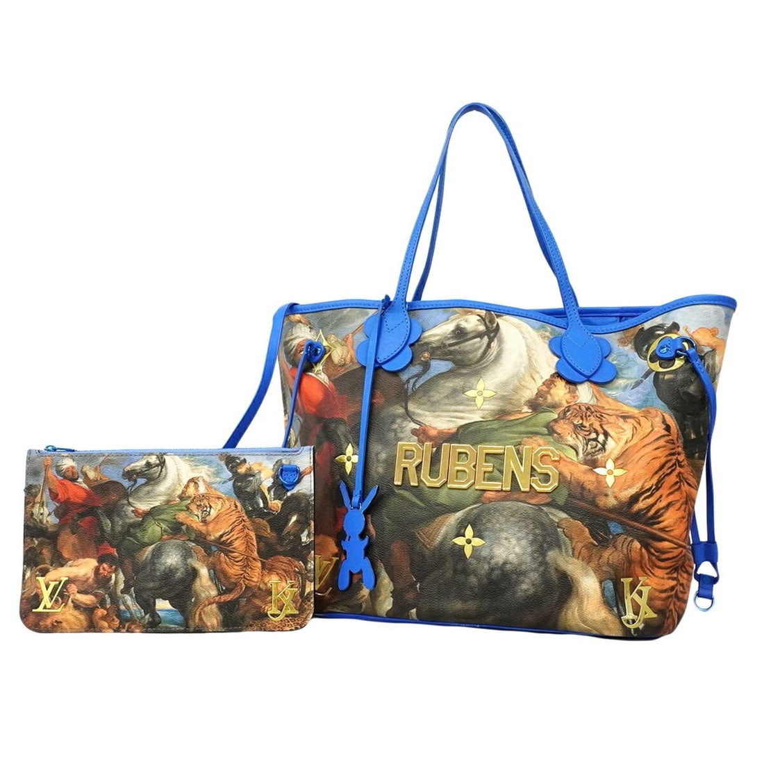 Louis Vuitton Masters Collection Neverfull MM Tote Bag M43317 Blue Multicolor Women's P3018887: --- Catalog ---Category: SizeSize (HxWxD): 28.5cm x 33cm x 17cm / 11.22'' x 12.99'' x 6.69''Category: DesignType: Tote bagColor: Blue, Multi-colorGender: WomenCategory: GeneralMPN: M43317Brand: Louis 