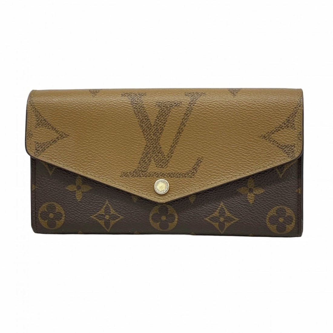 Louis Vuitton Monogram Reverse Portefeuille Sarah Long Wallet M80726 Brown Women's P3005551: --- Catalog ---Category: SizeSize (HxWxD): 10.5cm x 19cm x 2cm / 4.13'' x 7.48'' x 0.78''Category: DesignType: Long wallet (bi-fold)Color: BrownGender: WomenCategory: GeneralMPN: M80726Brand: Louis Vu