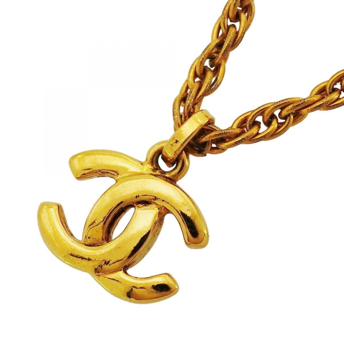 Chanel Necklace, Coco Mark, GP Plated Gold, Women's P2958065: --- Catalog ---Category: SizePendant Size: 21.6mm x 17.7mm / 0.85'' x 0.69''Neck Circumference: 41 cm / 16.14''Category: DesignColor: GoldGender: WomenMaterial: Gold platingNecklace Type: NecklaceCate