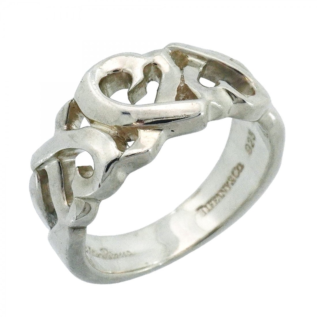 Tiffany & Co. Triple Loving Heart Ring, Sterling Silver 925, Size 11, Women's, P2920488: --- Catalog ---Category: SizeJP Size: 11US Size: 6Category: DesignType: Band ringGender: WomenMaterial: Silver 925Category: GeneralBrand: Tiffany--- Item List ---Section: ConditionRanking: Rank AB Use