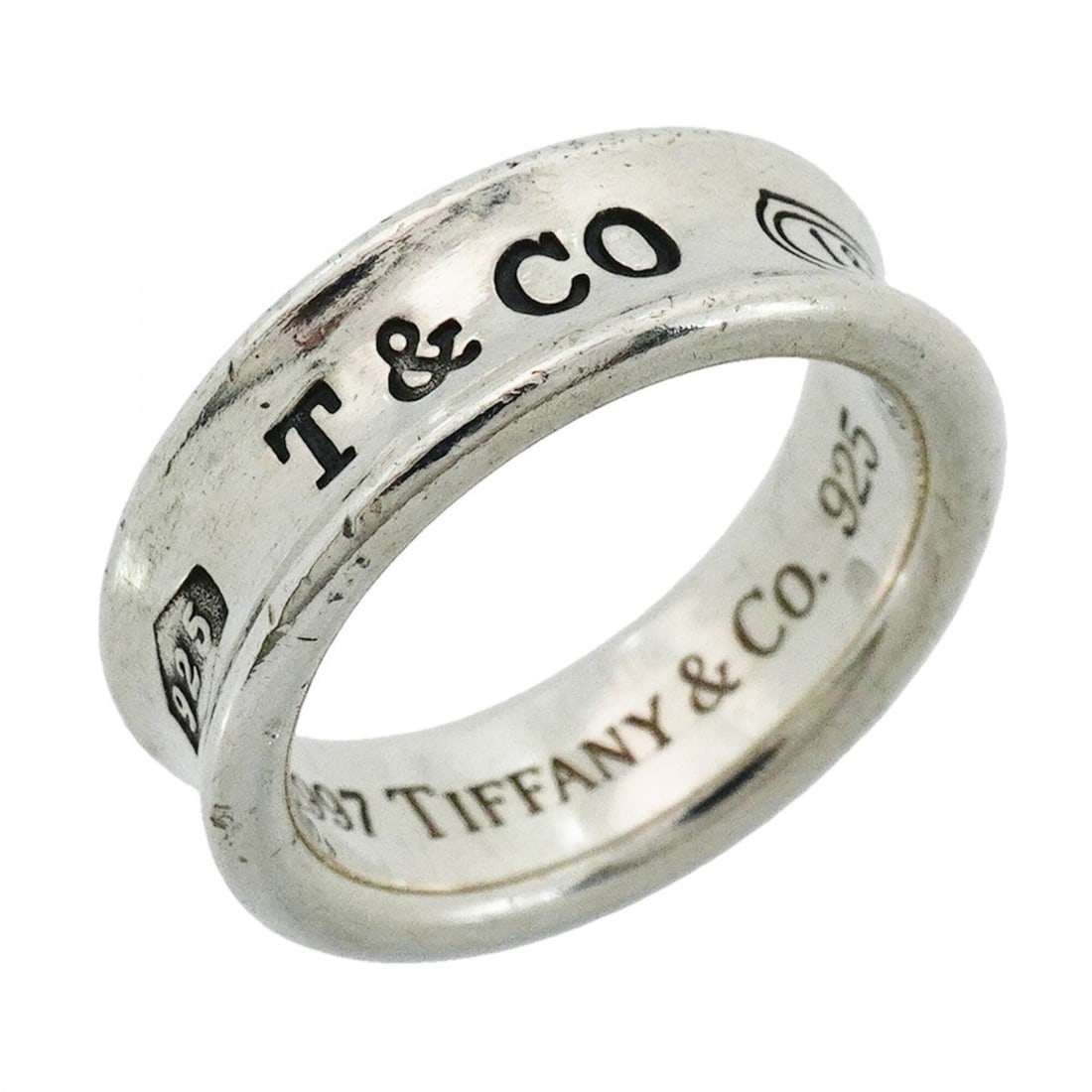 Tiffany & Co. Narrow Sterling Silver 925 Ring, Size 14, Women's, P2897298: --- Catalog ---Category: SizeJP Size: 14US Size: 7Category: DesignType: Band ringGender: WomenMaterial: Silver 925Category: GeneralBrand: Tiffany--- Item List ---Section: ConditionRanking: Rank AB Use