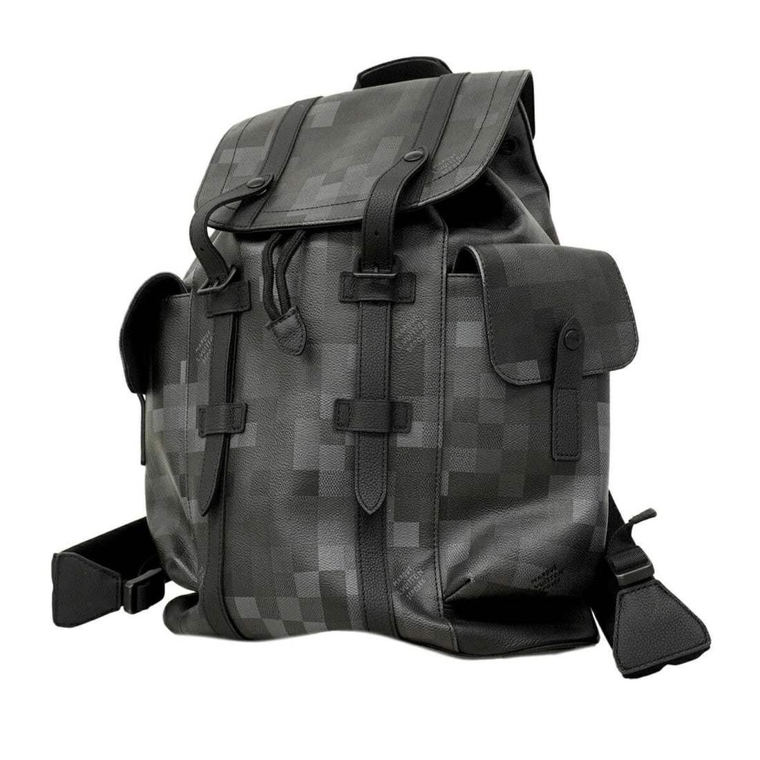 Louis Vuitton Damouflage Christopher MM Backpack (M14952) Black Men's OP005672: --- Catalog ---Category: SizeSize (HxWxD): 48cm x 33.5cm x 12cm / 18.89'' x 13.18'' x 4.72''Category: DesignType: BackpackColor: BlackGender: MenCategory: GeneralMPN: M14952Brand: Louis Vuitton--- Ite