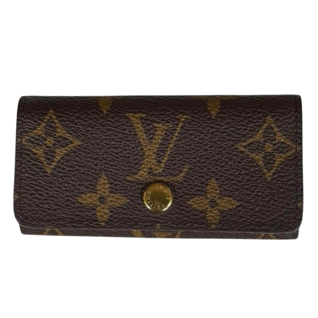 Louis Vuitton Multicles 4 Monogram Key Case, Canvas M82923, Women's LOUIS VUITTON: --- Catalog ---Category: DesignType: KeycaseColor: Brown, Light blue, Monogram, OrGender: WomenMaterial: Monogram Category: GeneralMPN: M82923Brand: Louis VuittonCategory: Physical PropertiesSize (HxW