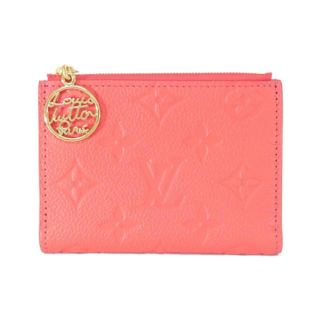 Louis Vuitton Monogram Empreinte Portefeuille Lisa M28271 Wallet: --- Catalog ---Category: SizeSize (HxWxD): 9cm x 11cm x 2cm / 3.54'' x 4.33'' x 0.78''Category: DesignType: Wallet (bi-fold)Color: Pink, StrawberryGender: WomenMaterial: Leather Leather/Fur Type: