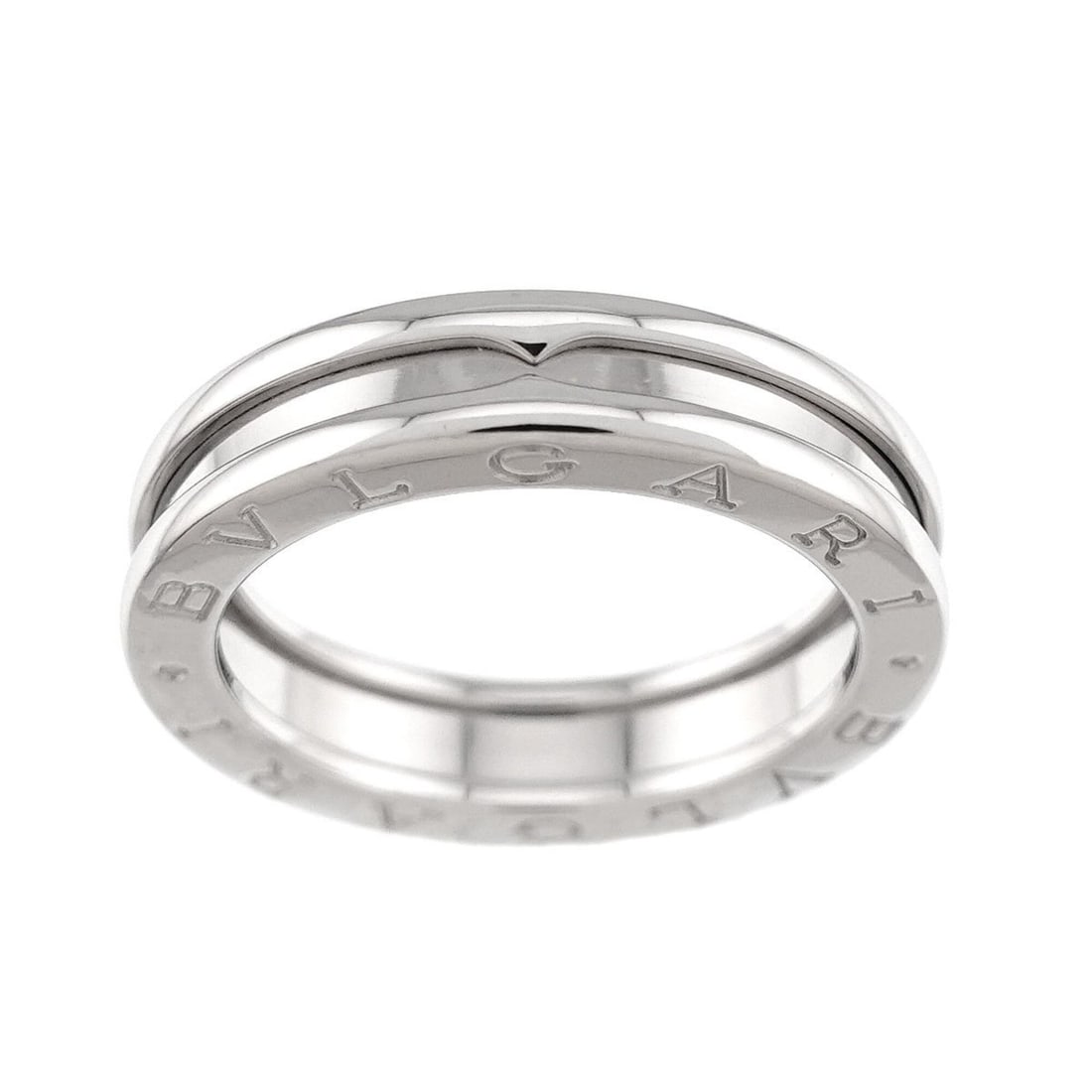 Bulgari BVLGARI B-ZERO1 1-band ring #55 18K WG White Gold 750: --- Catalog ---Category: SizeUS Size: 7.5Brand Size: 55Category: DesignType: Band ringGender: WomenMaterial: White gold (18K)Category: GeneralBrand: Bvlgari--- Item List ---Section: ConditionRanking: 