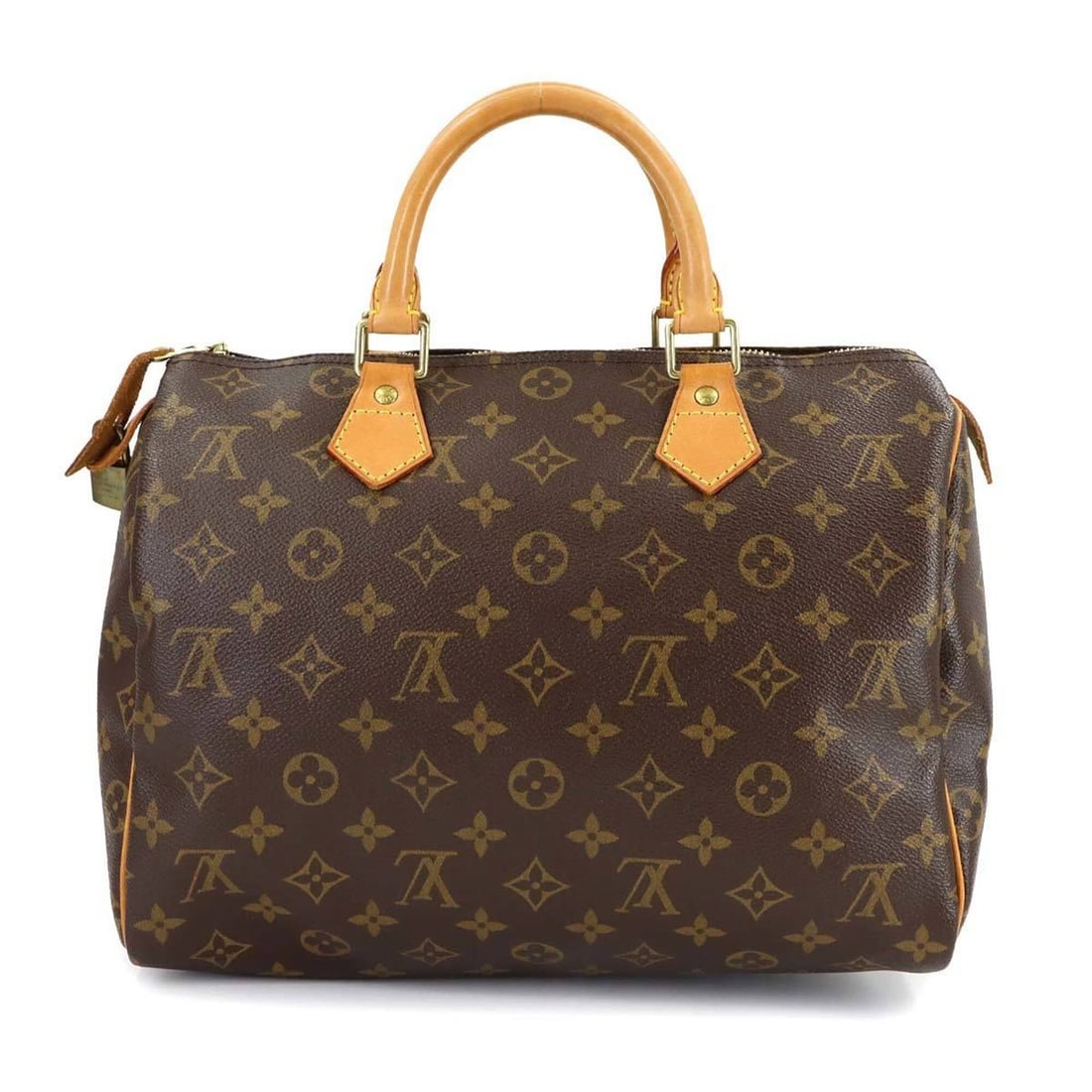 Louis Vuitton Speedy 30 Monogram Handbag, Brown, M41526, Gold Hardware (1 of 10)