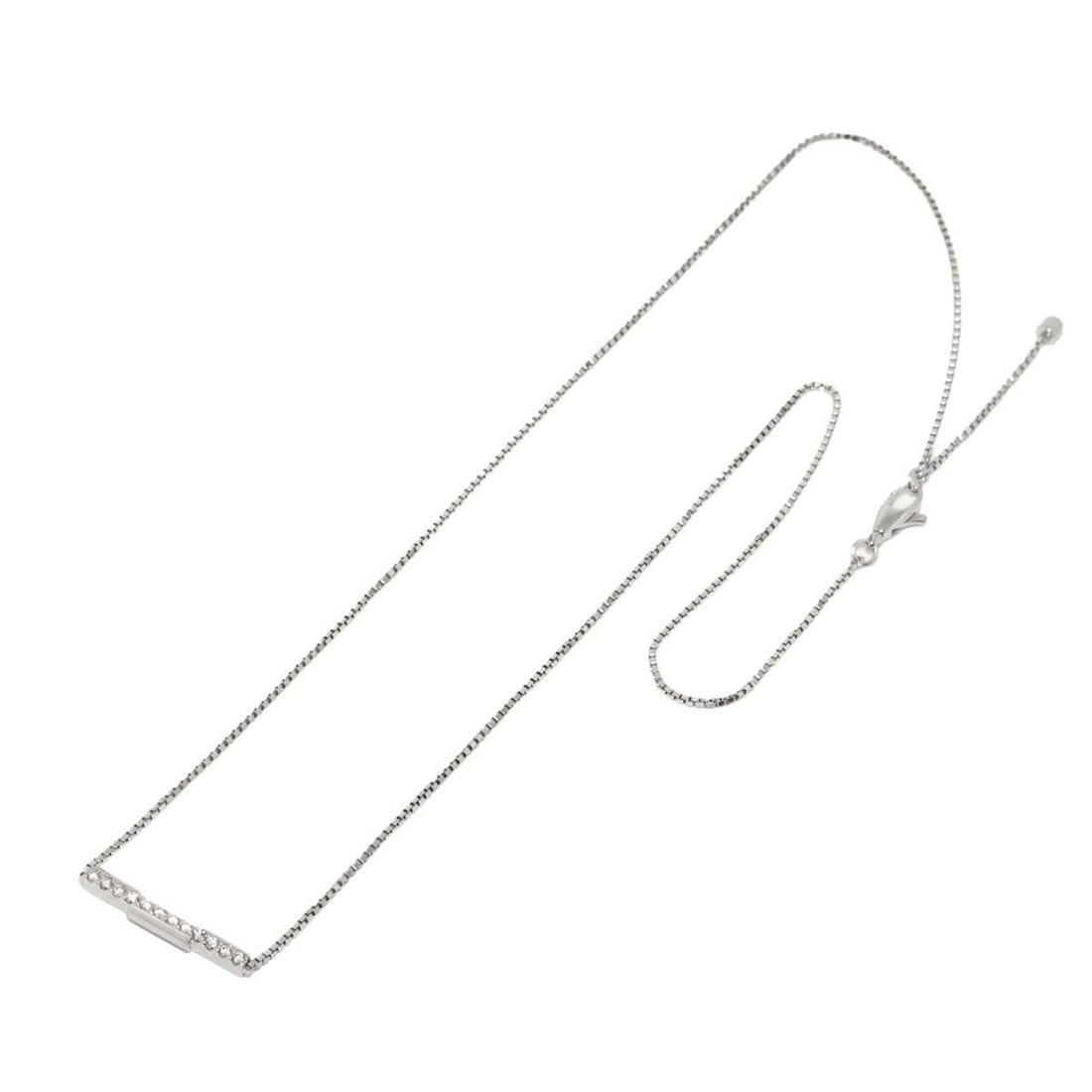 Gucci Link to Love Diamond Necklace, 45cm, 18K White Gold (750): --- Catalog ---Category: SizePendant Size: 3mm x 20mm / 0.11'' x 0.78''Neck Circumference: 45 cm / 17.71''Category: DesignGender: WomenMaterial: White gold (18K)Necklace Type: NecklaceCategory: Genera