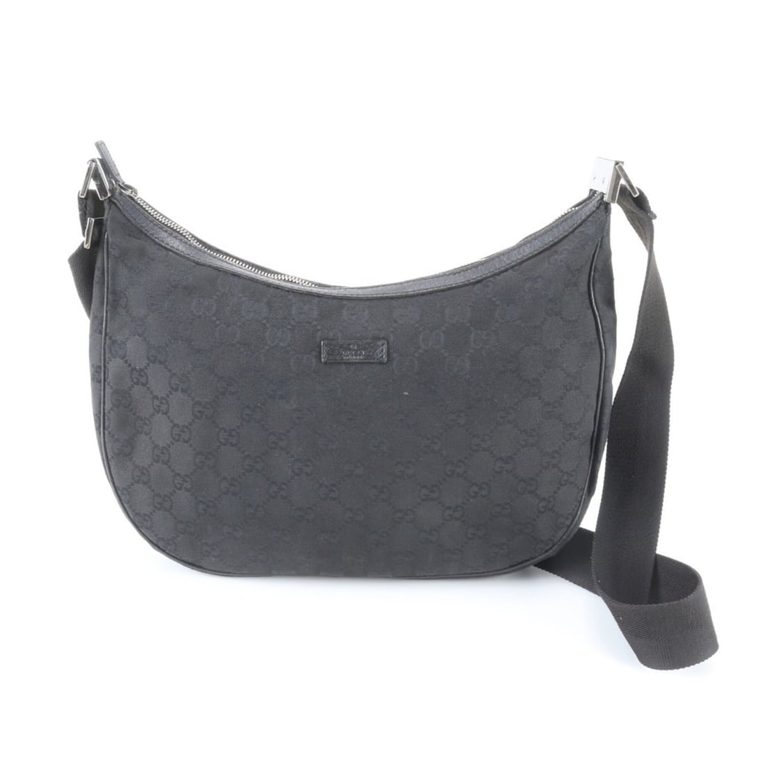 Gucci GG Canvas 122790 Leather Shoulder Bag Handbag Tote Black Women's: --- Catalog ---Category: SizeSize (HxWxD): 24cm x 29cm x 6cm / 9.44'' x 11.41'' x 2.36''Category: DesignType: Handbag, Shoulder bag, Tote bagColor: BlackGender: WomenMaterial: Leather , Canvas Categor
