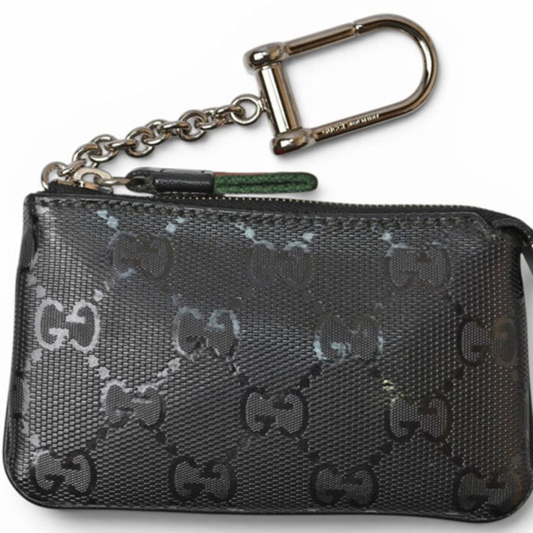 Gucci Key Case Coin Purse GUCCI GG Imprime PVC Black 269361: --- Catalog ---Category: SizeSize (HxWxD): 7.3cm x 11.5cm x 1cm / 2.87'' x 4.52'' x 0.39''Category: DesignType: Coin purse/coin caseColor: BlackGender: Women,MenMaterial: Coated canvas Category: Gener