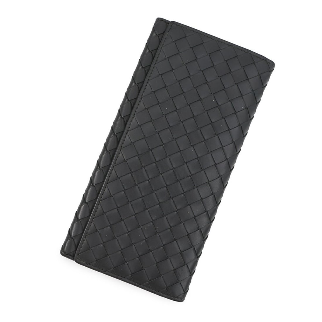 Bottega Veneta long wallet, Intrecciato leather, 120697, BOTTEGA VENETA, men's, black. VENETA WALLET (1 of 13)