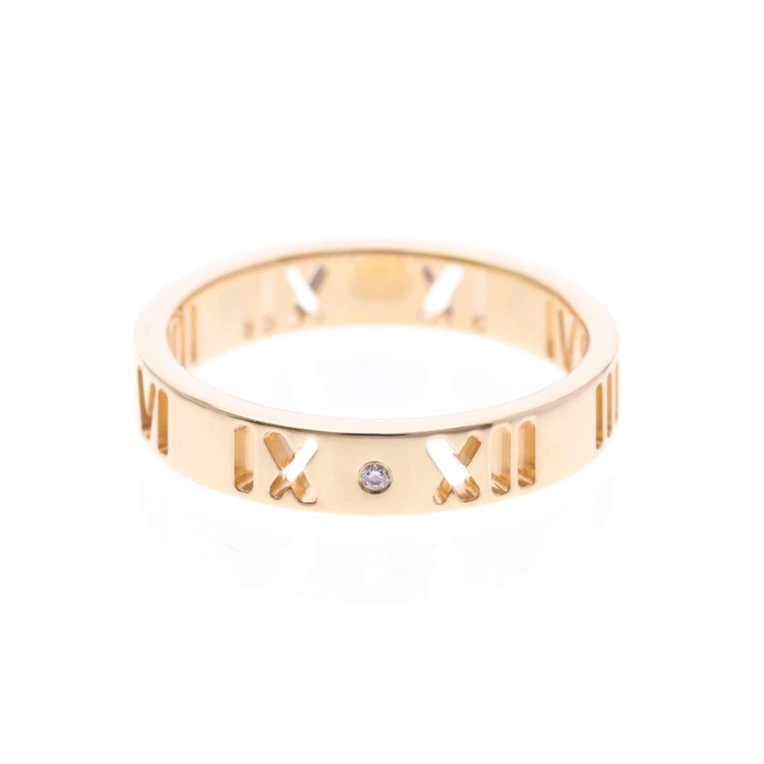 Tiffany Atlas Pierced Ring Pink Gold (18K) Fashion Diamond Band Ring Pink Gold: --- Catalog ---Category: SizeWidth: 3.4mm / 0.13''Weight: 2.7g / 0.09oz.JP Size: 7US Size: 4Category: DesignType: Band ringColor: Pink goldMetal: GoldStone: DiamondStyle: FashionGender: Men,WomenMater