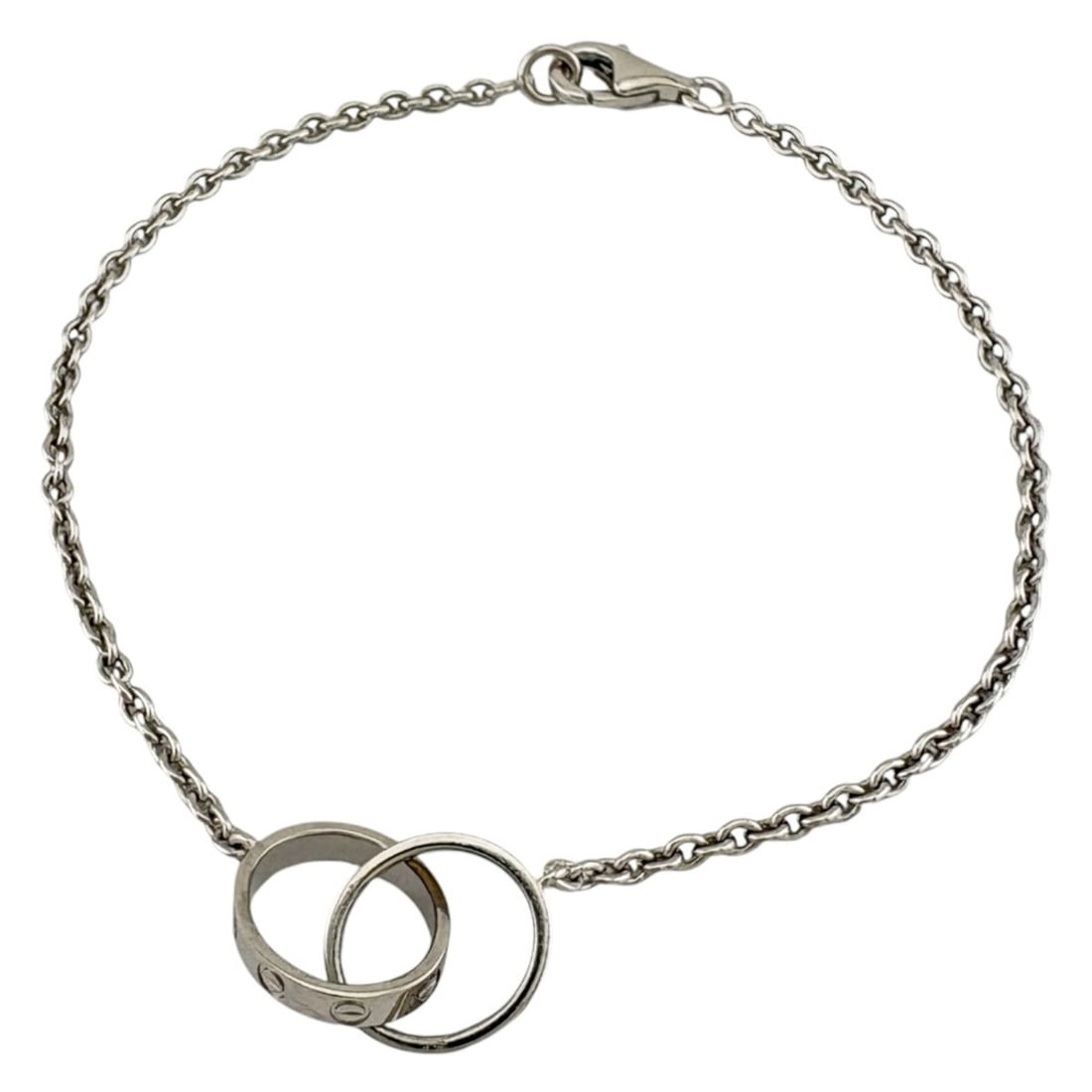 Cartier Baby Love Bracelet, 18K White Gold, Women's, CARTIER: --- Catalog ---Category: PackNumber in Pack: 1Category: SizeLength: 17.5cm / 6.88''Category: DesignType: Charm braceletColor: White goldGender: WomenMaterial: White gold (18K)Category: GeneralBrand: C