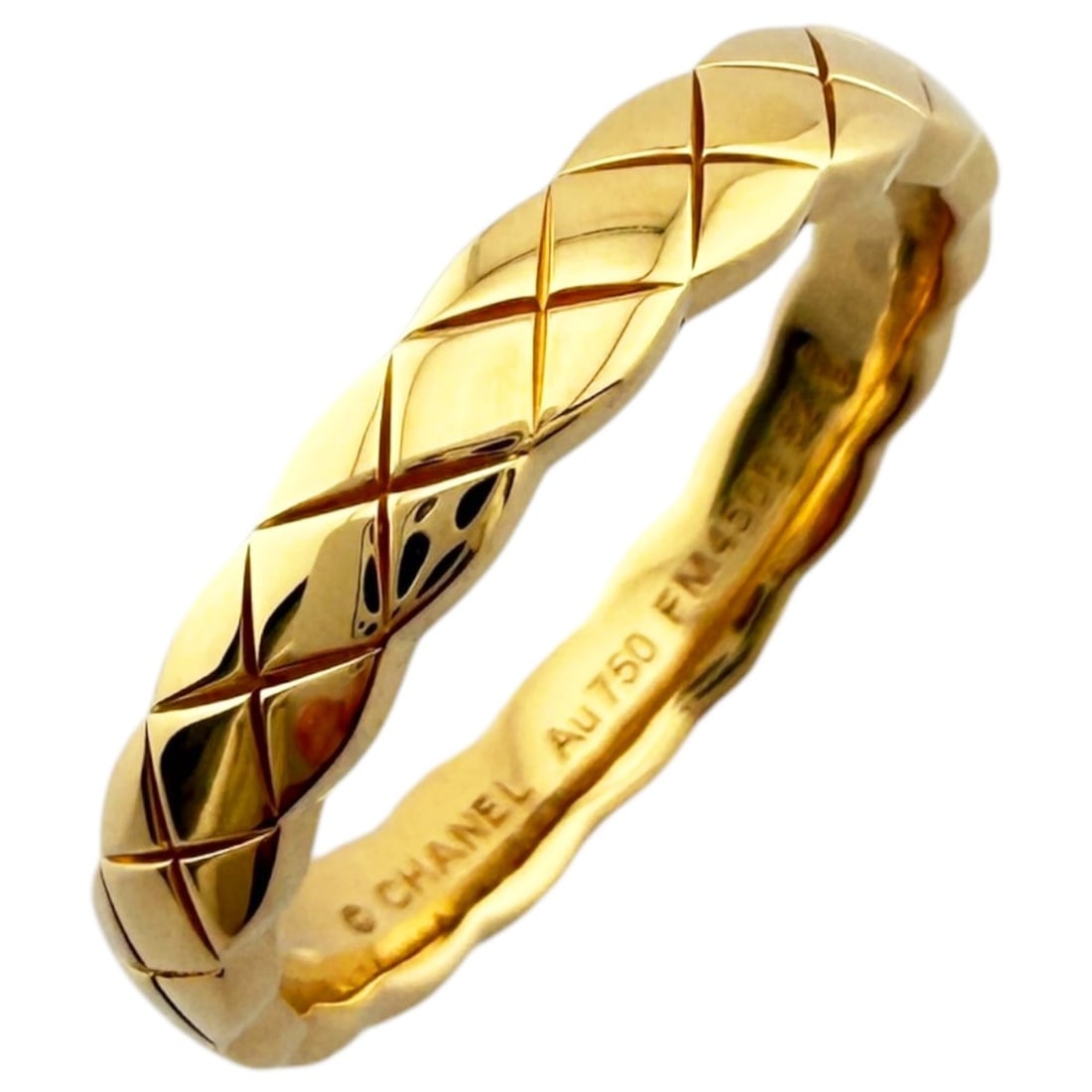Chanel Coco Crush Ring, 18K Yellow Gold, Women's CHANEL: --- Catalog ---Category: SizeJP Size: 11.5US Size: 6Category: DesignType: Band ringColor: Yellow goldGender: WomenMaterial: Yellow gold (18K)Category: GeneralBrand: Chanel--- Item List ---Section: Con